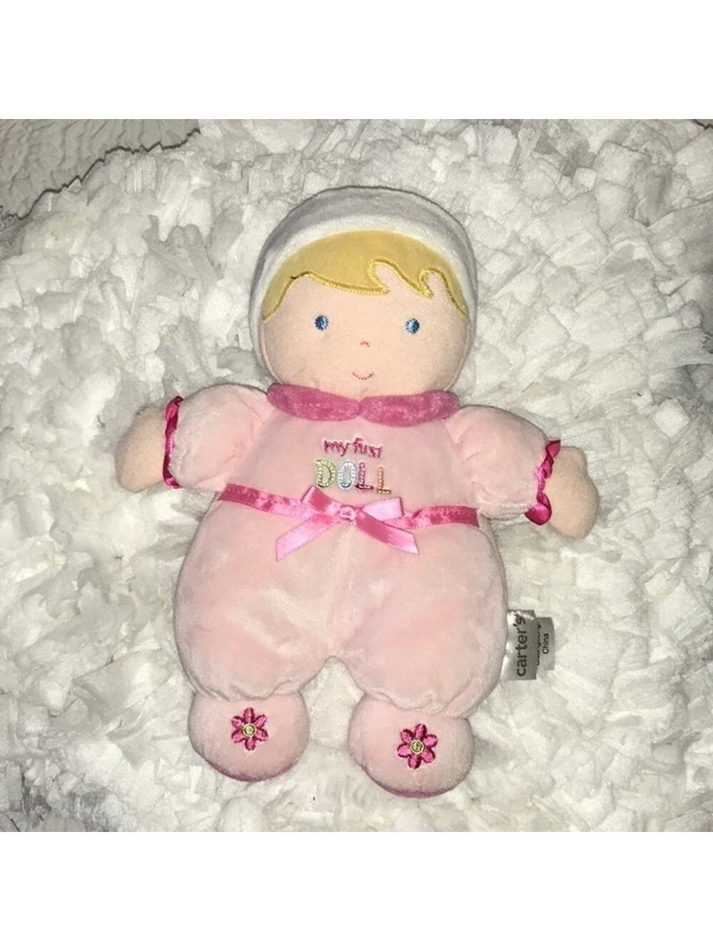 CARTER'S My First Doll Plush Baby Rattle